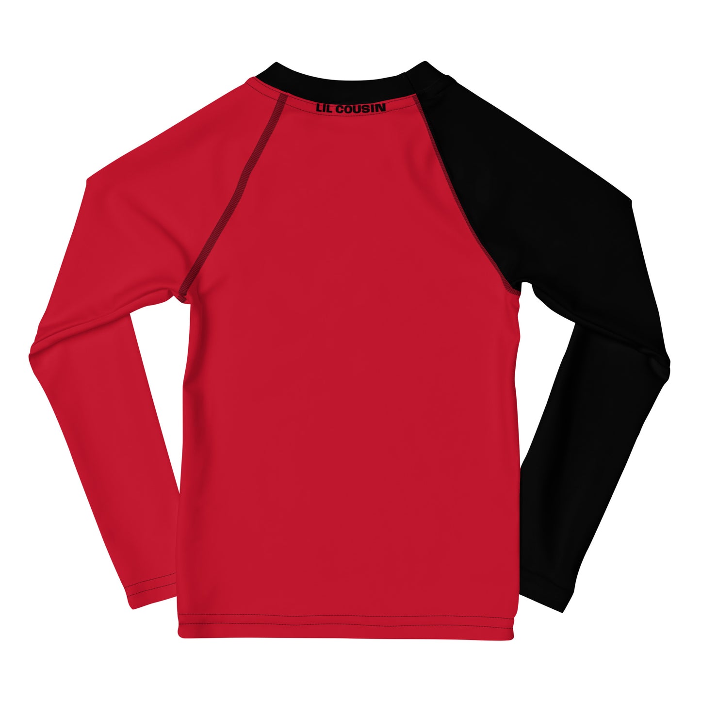 Toddler Black and Red Rash Guard