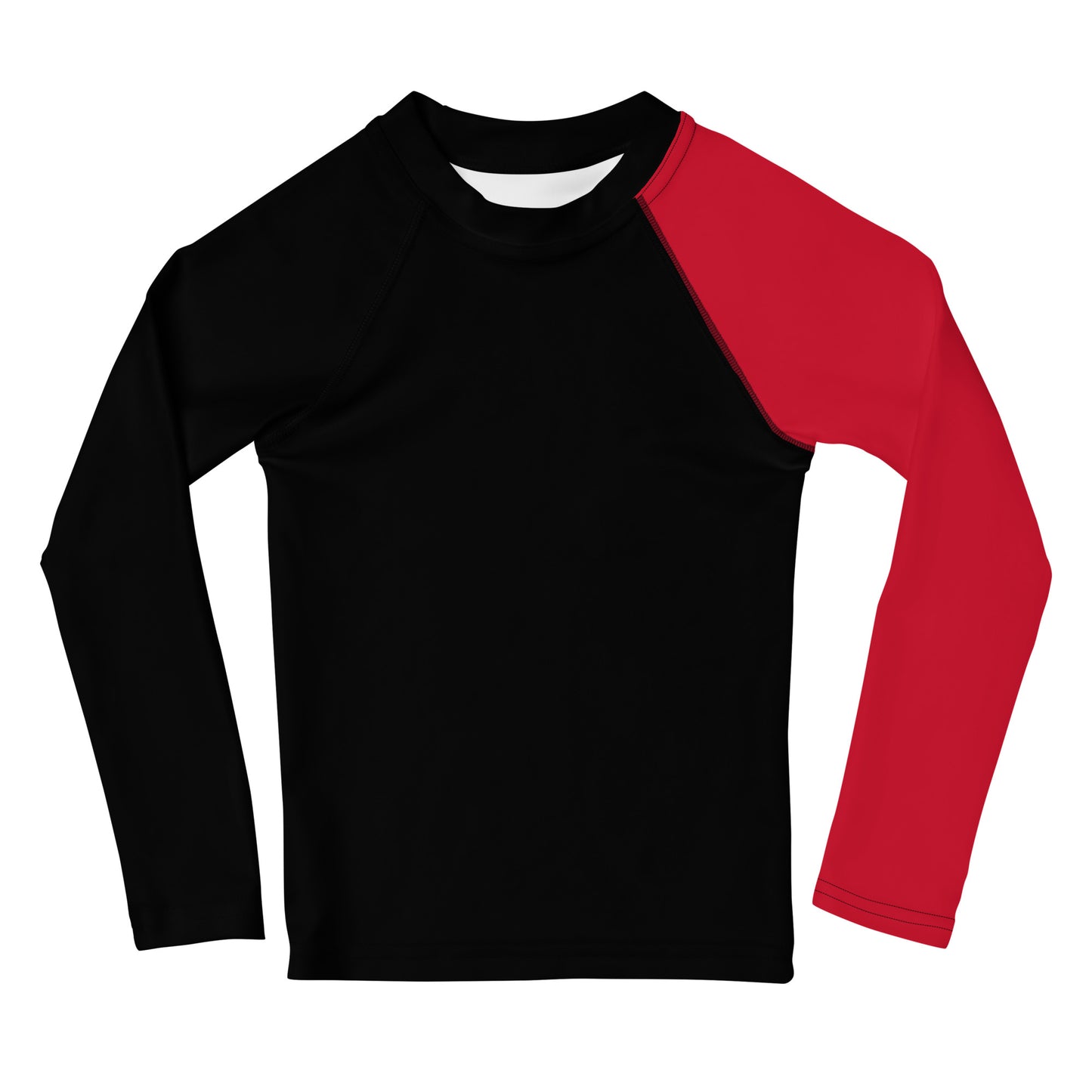 Toddler Black and Red Rash Guard