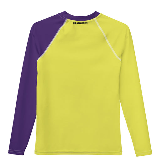 Purple & Gold Rash Guard