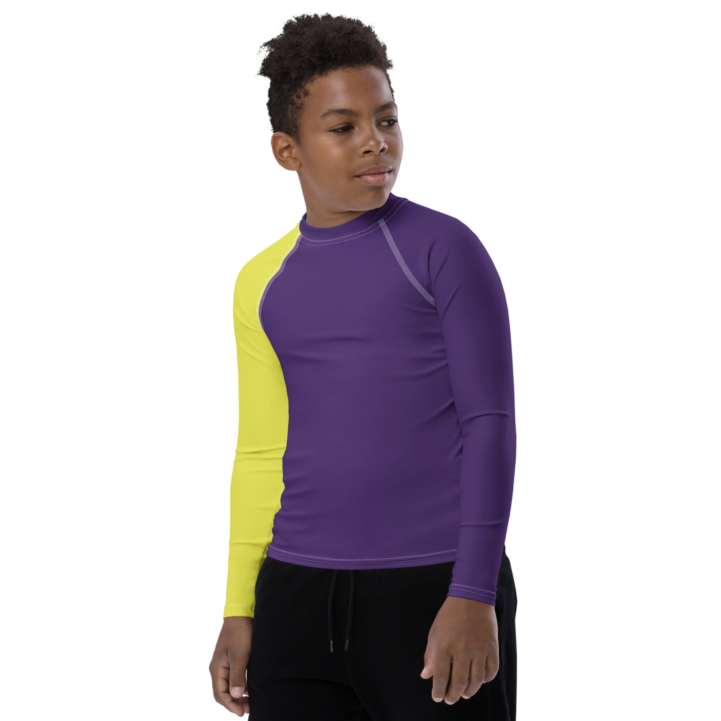 Purple & Gold Rash Guard