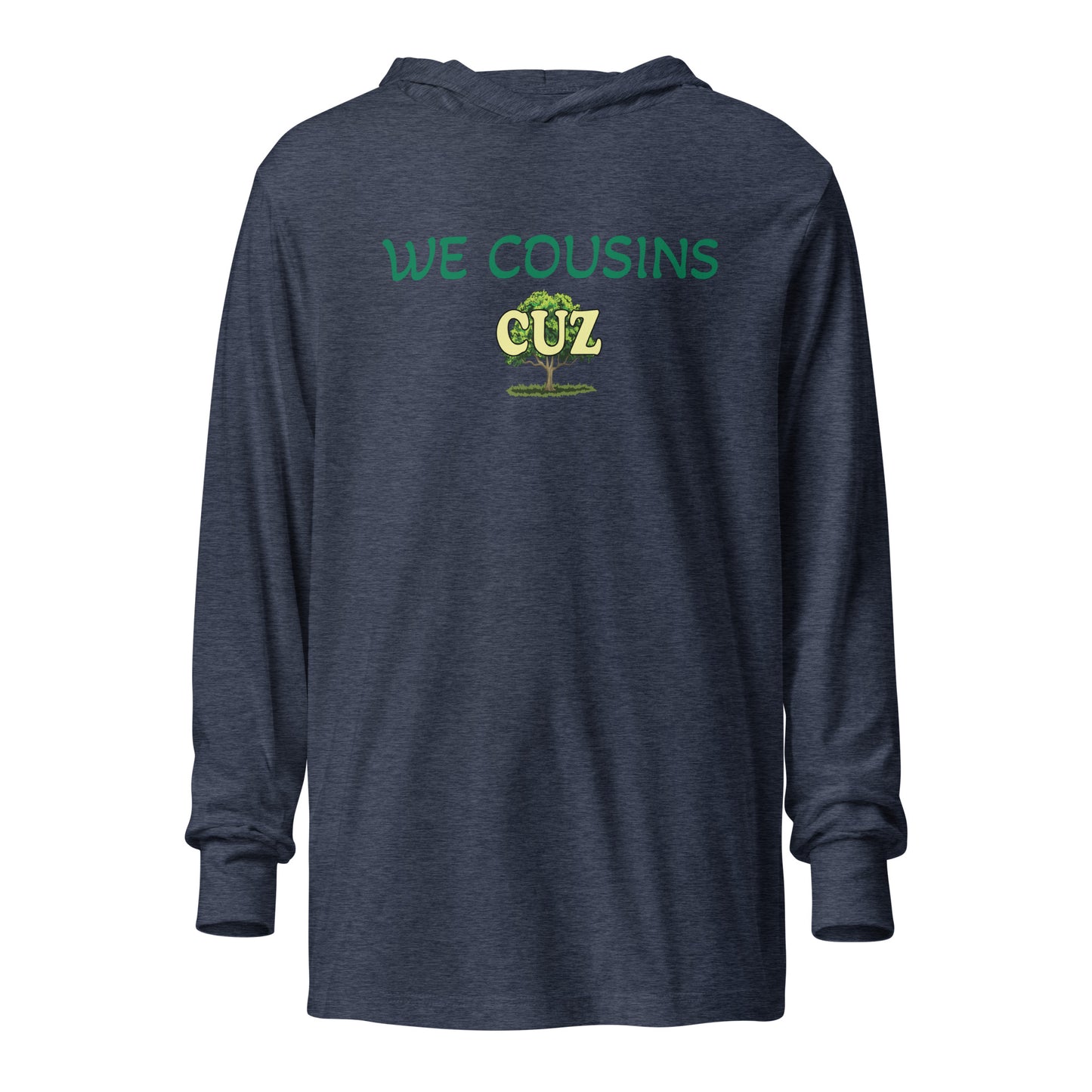 We Cousins long-sleeve hooded Shirt