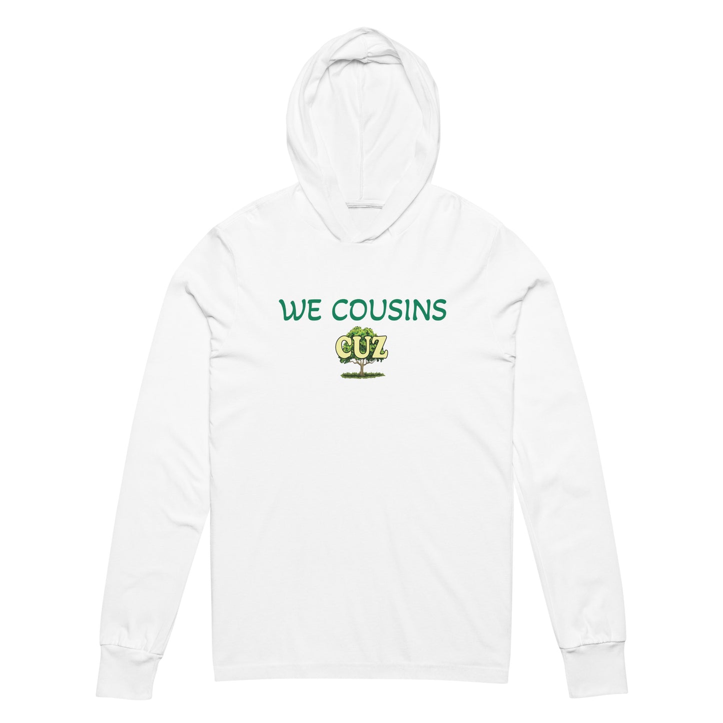 We Cousins long-sleeve hooded Shirt