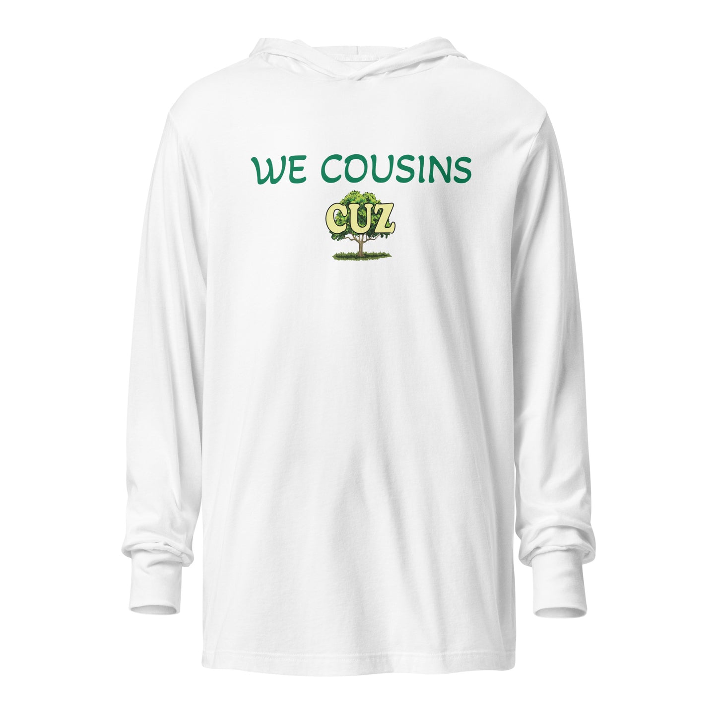 We Cousins long-sleeve hooded Shirt